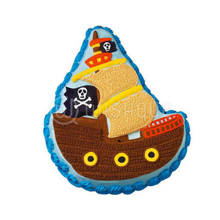 Pirate Ship Cake