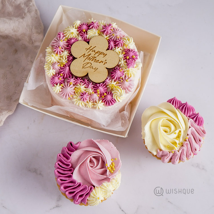 Purple Daisy Bento Cupcake Assorted Pack For Mom Mother's Day