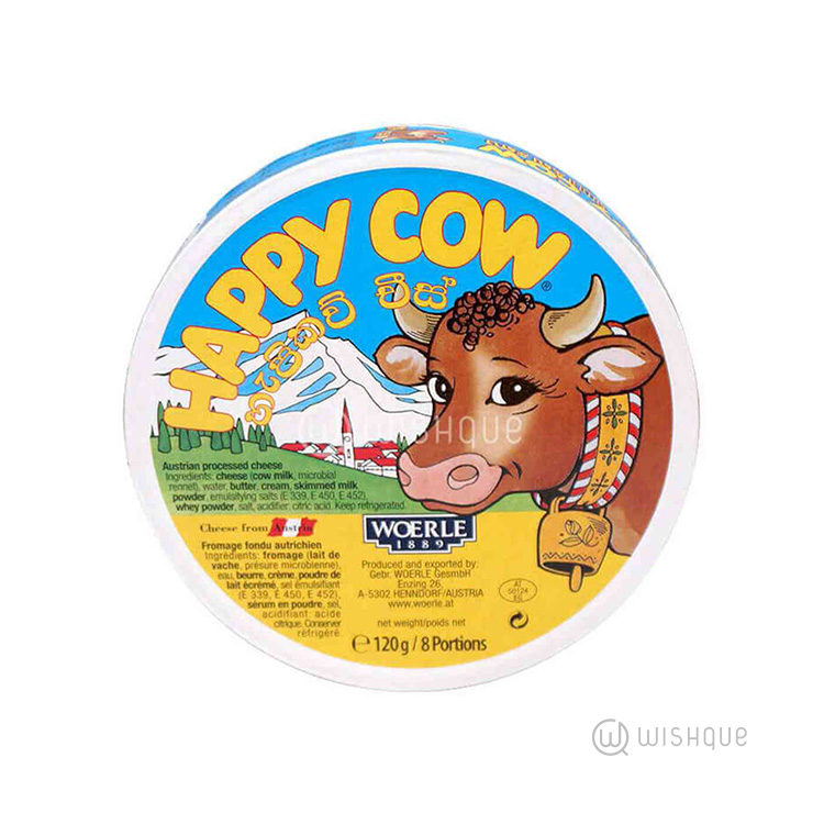 Happy Cow Cheese 120g (8 Portions) - Breakfast & Spreads | Wishque