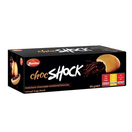 Munchee Biscuit Choc Shock 90g