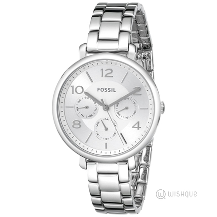 Fossil Jacqueline Silver Stainless Steel Silver Dial Quartz Watch ES3664