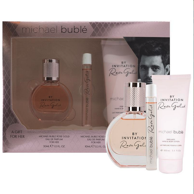 Michael Buble By Invitation Rose Gold Eau De Parfum 30ml Piece