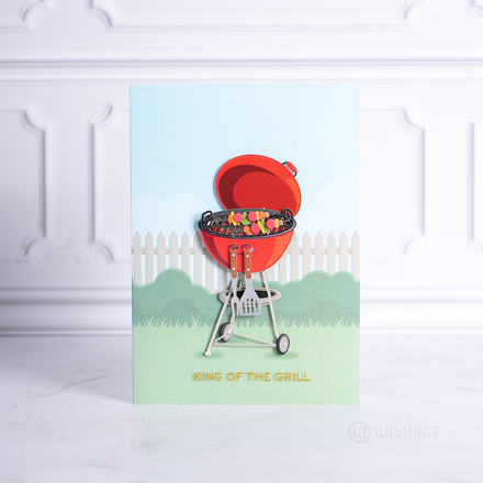 King Of The Grill Greeting Card