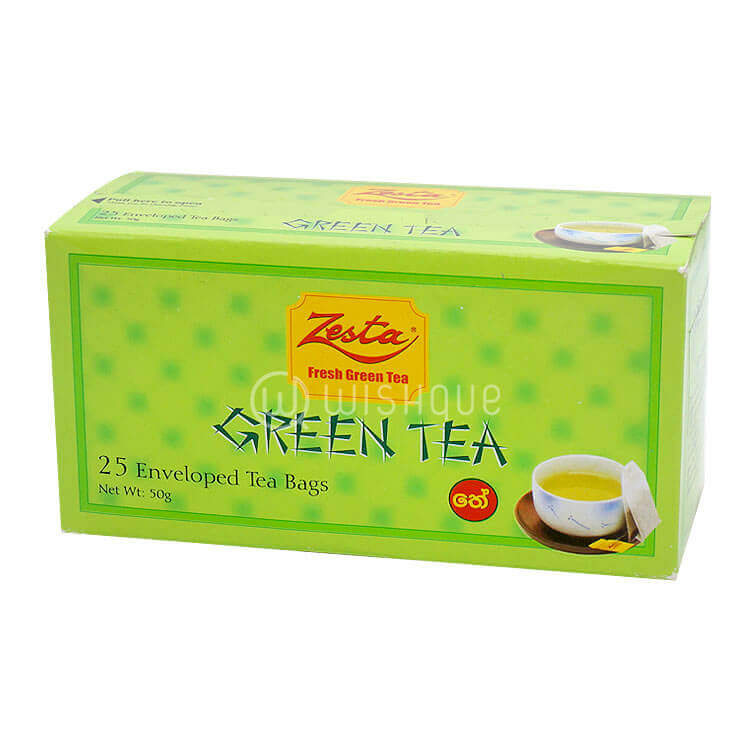 Zesta Green Tea (25 Bags) Wishque Sri Lanka's Premium Online Shop