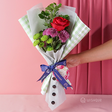 Fresh Floral Shirt Bouquet