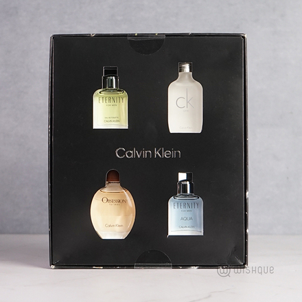 Calvin Klein Mens 4 Piece Mini Set For Him