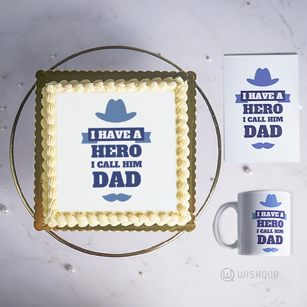 I Have a Hero I Call Him DAD Gift Set