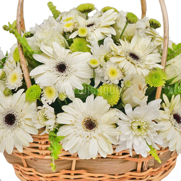 Sympathy Flower Basket Wishque Sri Lanka's Premium Online Shop