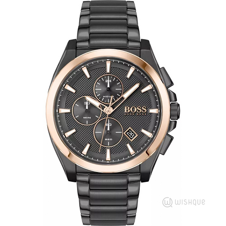 Hugo Boss Grandmaster Black Dial Men's Watch 1513885