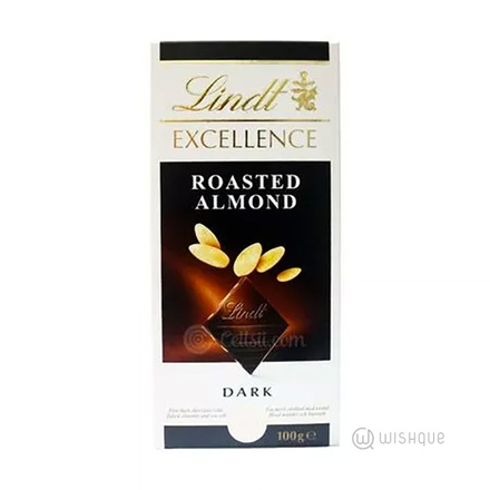 Lindt Excellence Roast Almond Dark Chocolate 100g