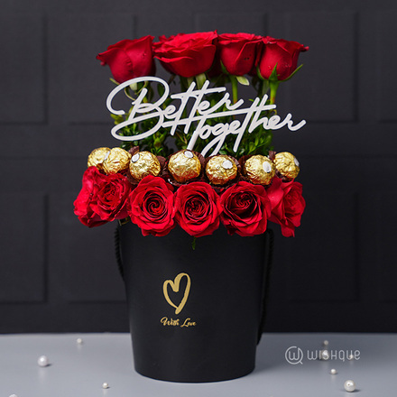 Better Together Ferrero & Roses Basket