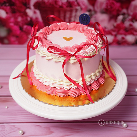 Vintage Romance Chocolate Cake