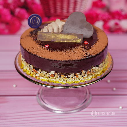 Swiss Chocolate Hazelnut Praline Mousse Cake