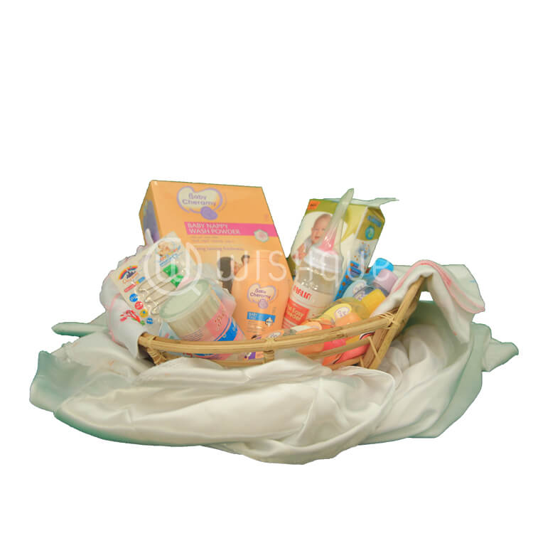 Sweet Baby Girl Hamper Basket Wishque Sri Lanka's Premium Online