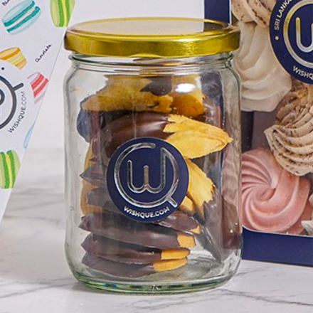 Chocolate Dipped All Butter Cookie Jar 12 Pcs