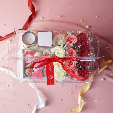 Scented Blossoms Gift Box Arrangement