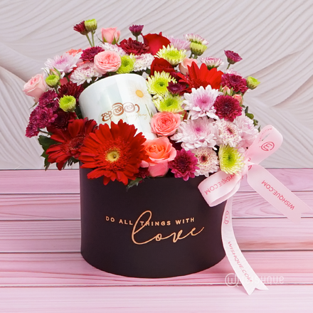 Amma's Garden of Love Bucket Flower Arrangement