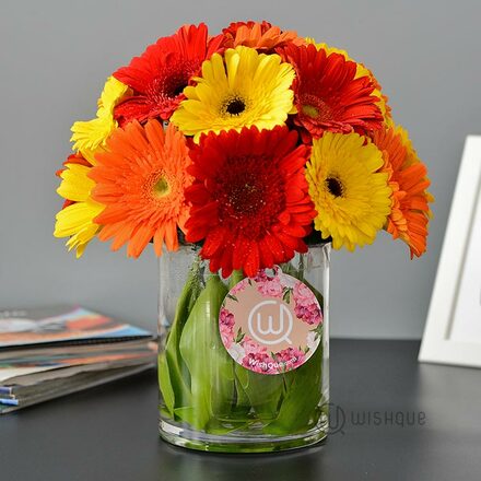 You Are My Sunshine Gerberas Flower Vase Copy