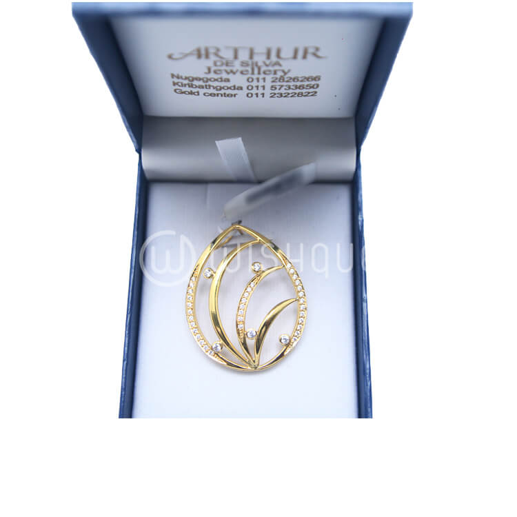 22kt Gold Pendant AJ054 Wishque Sri Lanka's Premium Online Shop