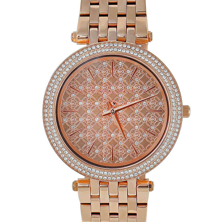 MICHAEL KORS Darci Rose Gold Tone Designer Women’s Watch MK3399