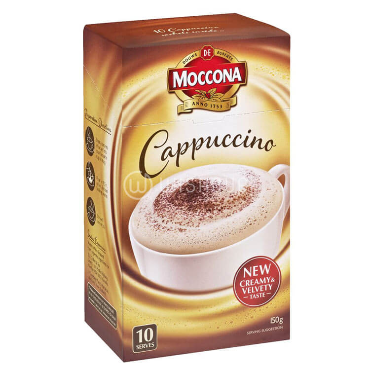Moccona Cappuccino Sachets 10 Pack Wishque Sri Lanka's Premium