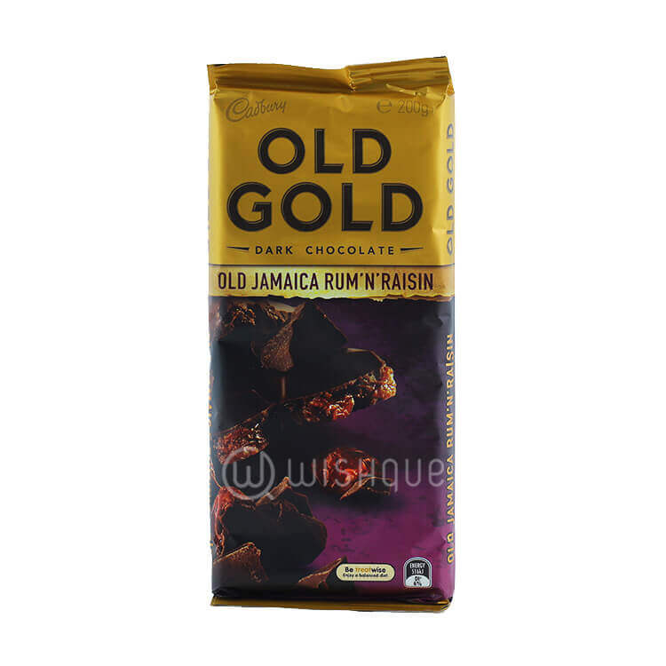 Cadbury Old Gold Dark Chocolate Rum N Raisin 200g Wishque Sri Lanka