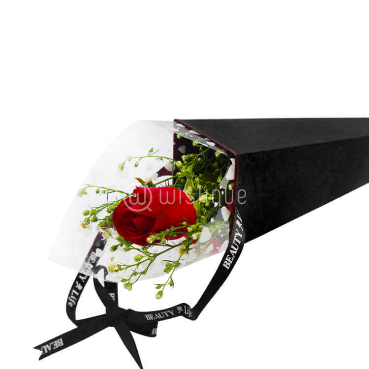 Single Red Rose in a Holder Wishque Sri Lanka’s Premium Online Shop