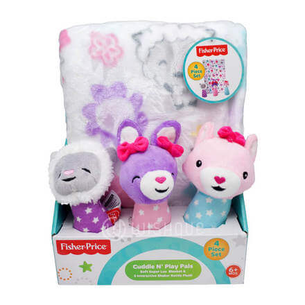 Fisher Price Cuddle N Play Pals 4 Piece Set
