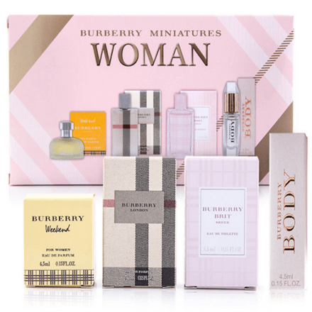Burberry Miniatures Women's 4piece Gift Set