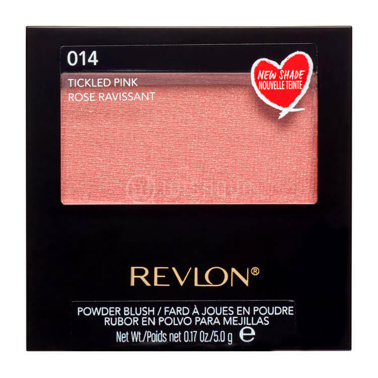 Revlon Powder Blush with Brush 014 Tickled Pink Delightful Beauty