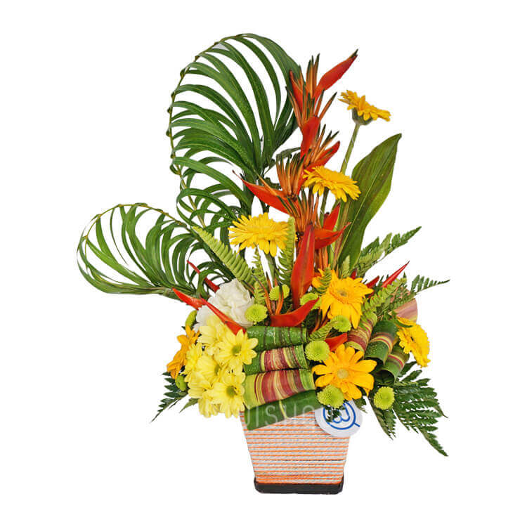 Fresh Tropical Flower Arrangement Wishque Sri Lanka's Premium