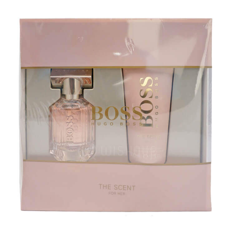 hugo boss the scent for her gift box