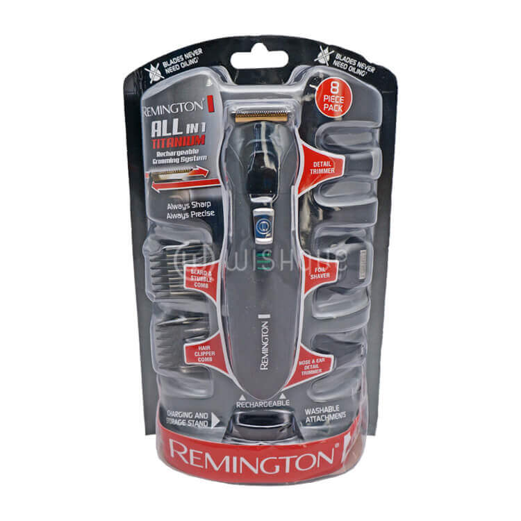 remington titanium all in one rechargeable groomer 1 kit