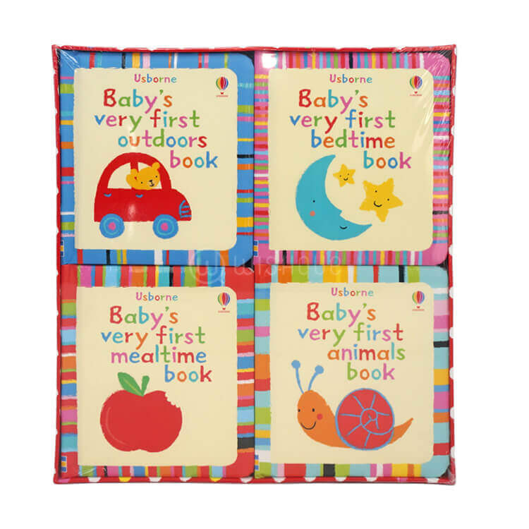 Usborne Baby Very First 4 Books Collection Pack Set Wishque Sri