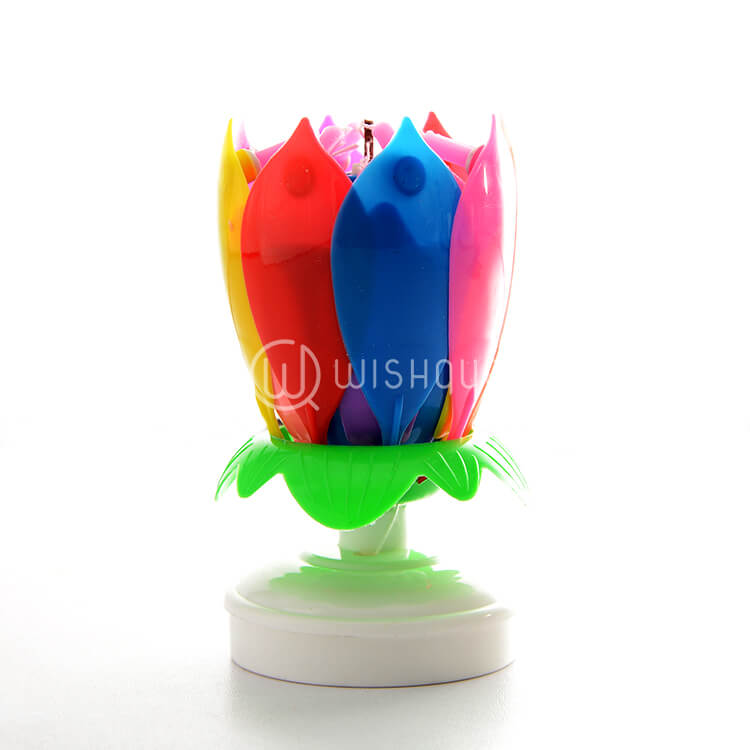 Sparkling Multicolored Musical Candle Wishque Sri Lanka's Premium
