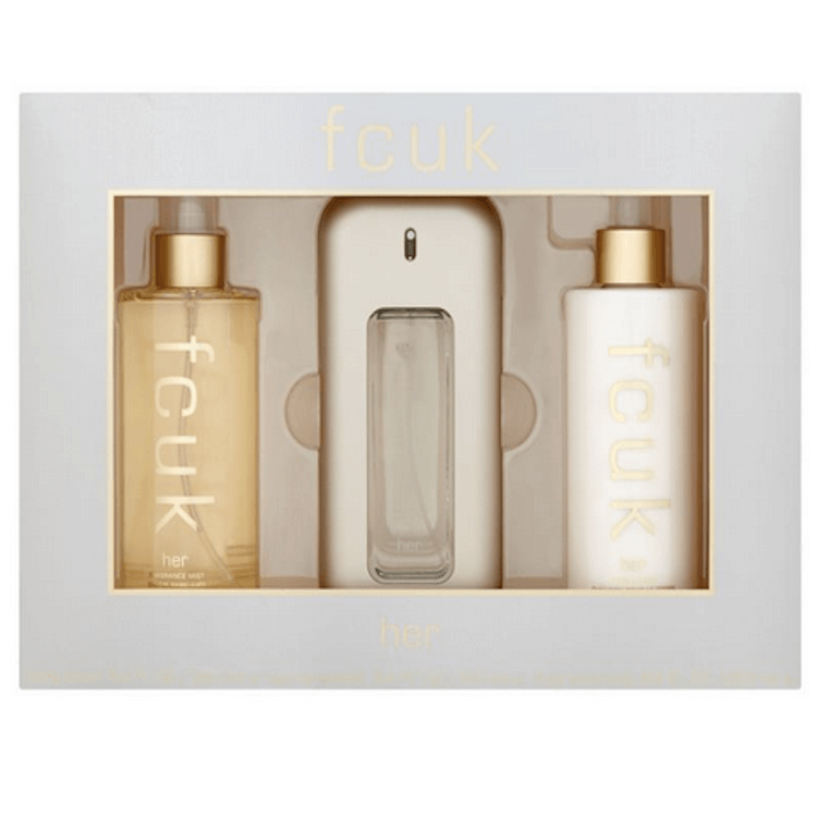 FCUK Her-French Connection UK 3 Piece Gift Set 100 ml - Wishque | Sri ...