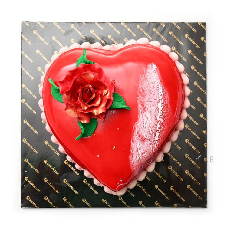 Red Velvet Mirror Glaze Cake Wishque Sri Lanka's Premium Online Shop! Send Gifts to Sri Lanka