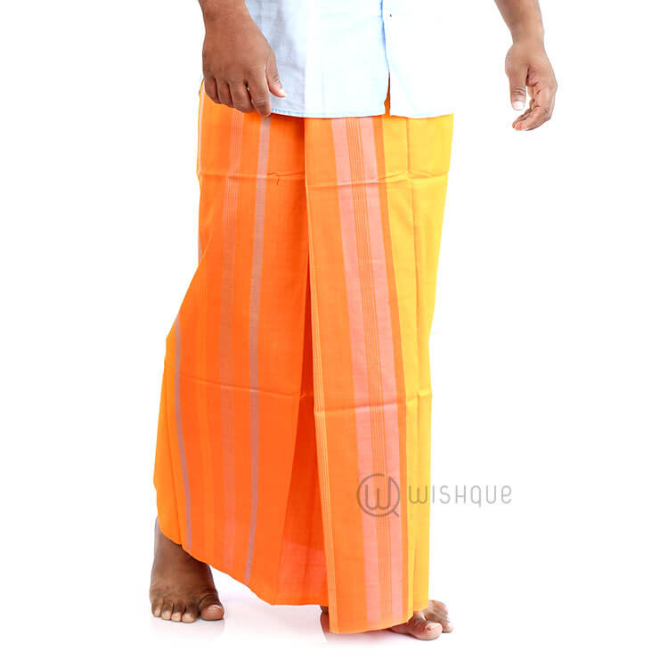 Burnt Orange Heirloom Garden Sarong