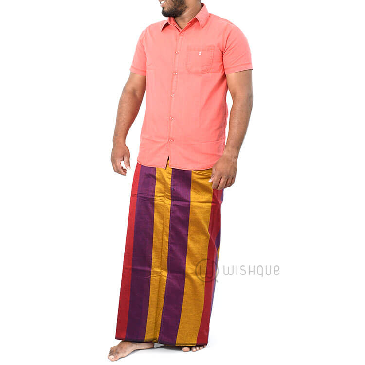 Multi Color Handloom Sarong Wishque Sri Lanka's Premium Online Shop