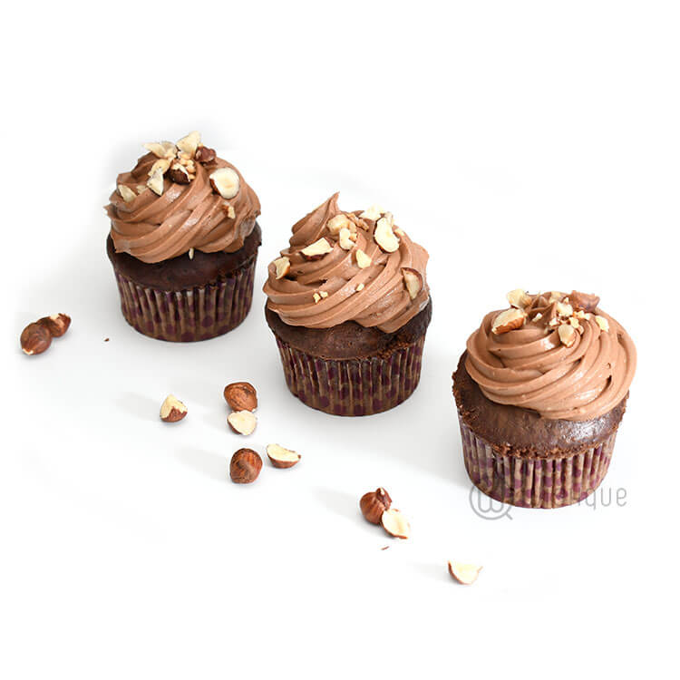 Nutella Chocolate Cupcake Pack Of 6 Wishque Sri Lanka's Premium