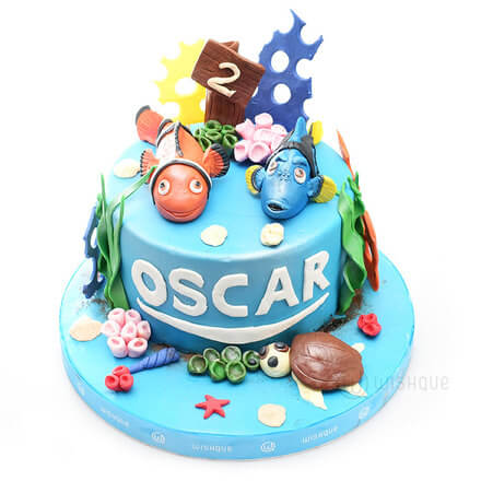 Finding Nemo Theme Cake 5.5lb