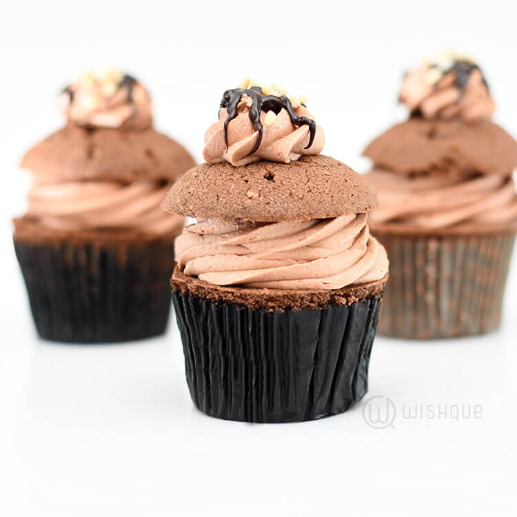 Chocolate Nut Cupcake Pack of 6 Wishque Sri Lanka's Premium Online