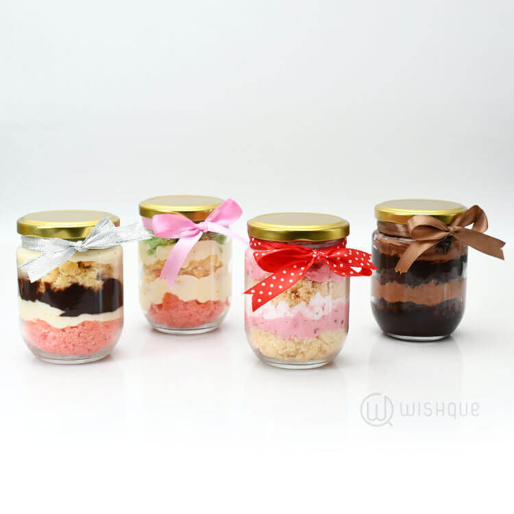 Cake Jar Variety Pack 4 Jars Wishque Sri Lanka's Premium Online Shop! Send Gifts to Sri Lanka