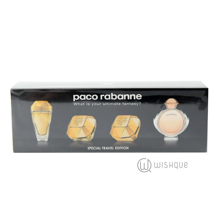 paco rabanne ladies 4 piece miniature set