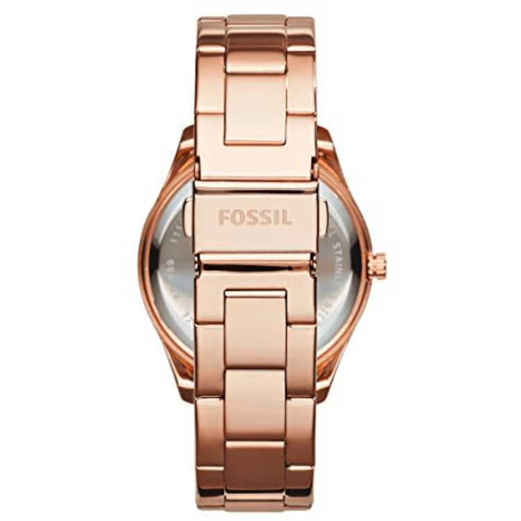 Fossil Women's ES3590 Stella Rose GoldTone Stainless Automatic Watch