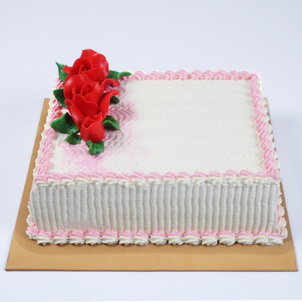 Butter Icing Ribbon Cake