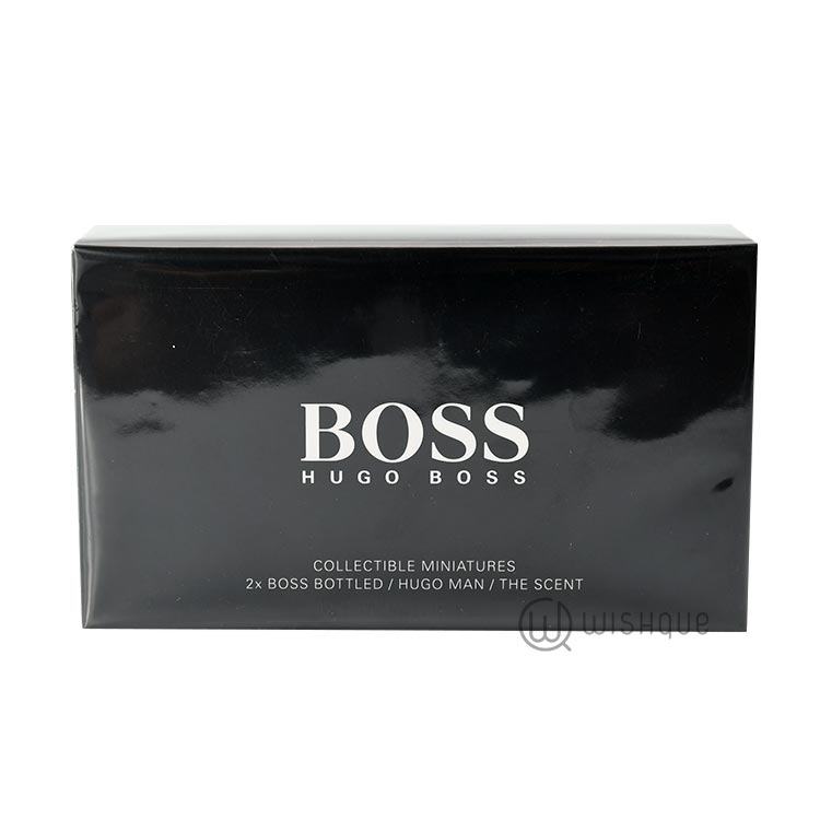 Hugo Boss Collectible Miniatures 4 Piece Gift Set for him Wishque