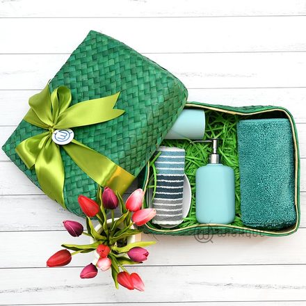 Turquoise Bathroom Accessories 5 Pcs