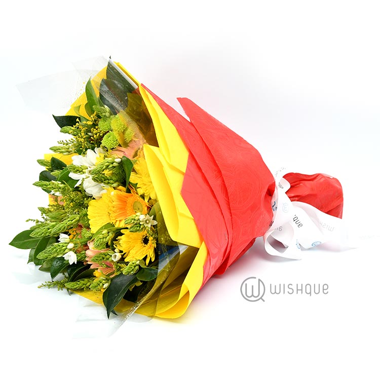 New Year Bliss Flower Bouquet Wishque Sri Lanka's Premium Online