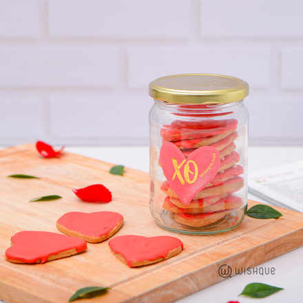 Blush Heart All Butter Cookie Jar